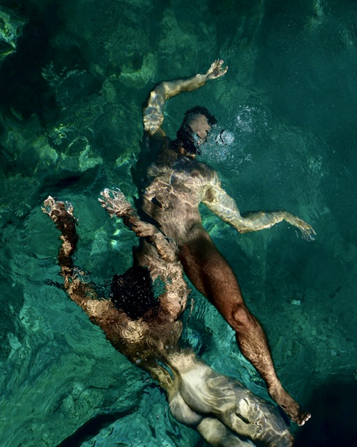 Michalis Goumas intervista painting homo erotic naked man 